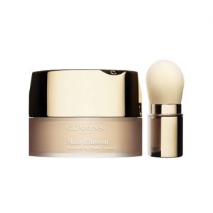 Clarins 109 skin illusion loose powder foundation with brush
